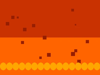 像素艺术作品：熔岩要塞，pp电子 社区创作